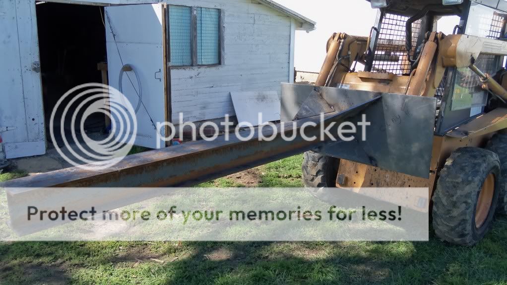 Skid Steer Loader Homemade Log Splitter Build